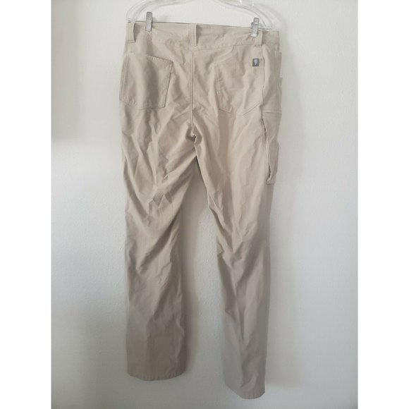 The North Face Mens Sz 34  Brown Flat Front Regular Fit Outdoor Hiking Pants - Picture 4 of 8